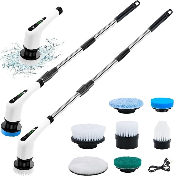 3 in 1 Electric Spin Scrubber Machine
