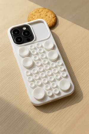 Silicone Pop It iPhone  16 Case